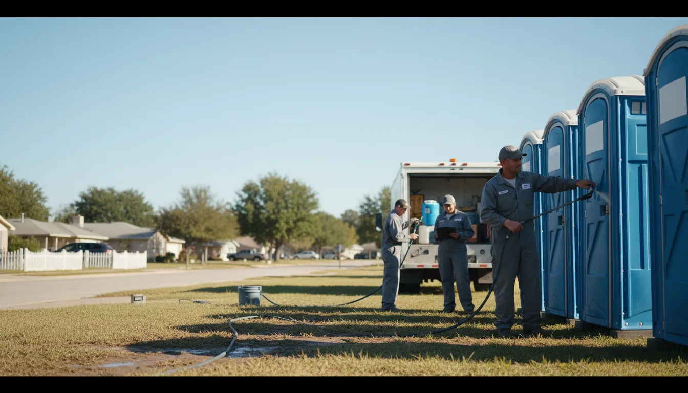 Long-Term Portable Toilet Rental in Evangeline, LA near me